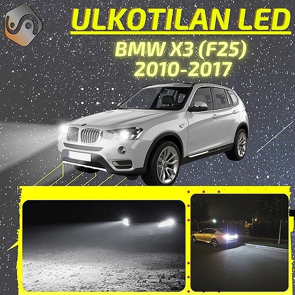 BMW X3 (F25) Ulkovalojen LED -päivityssarja