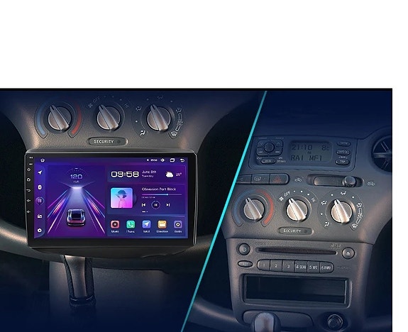 Android soitin Toyota Yaris 1999-2005