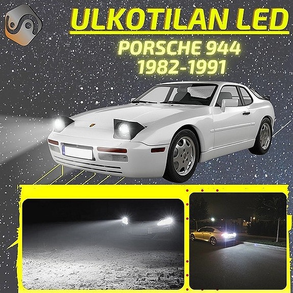 PORSCHE 944 1982-1991 Ulkotilan LED-valosarja Ajovalot ym.