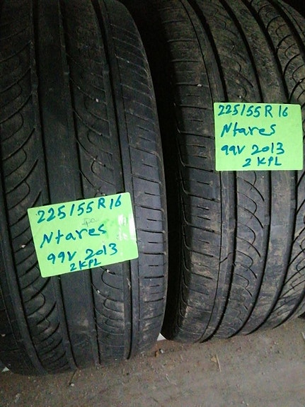 Kesärenkaat 225 55 R 16. 2 kpl