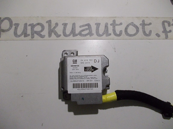 Opel vectra b 2000 airbag ohjausyksikkö