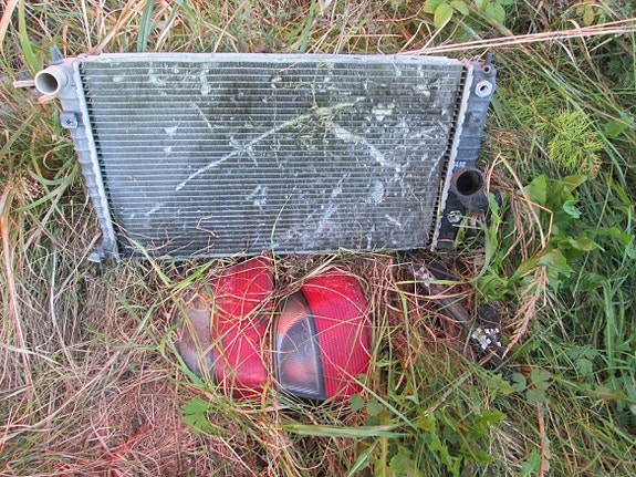 Saab 9-5 Takavalot ja jäähdytin