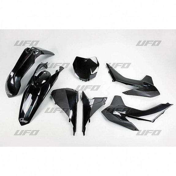 UFO Muovisarja 5-osainen Musta KTM SX/SXF125-525