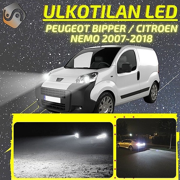 PEUGEOT BIPPER / CITROEN NEMO Ulkovalojen LED -päivityssarja