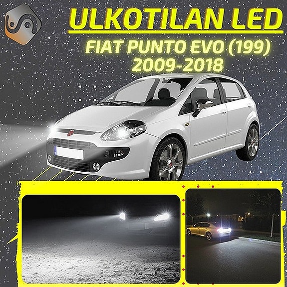 FIAT PUNTO EVO (199) Ulkovalojen LED -päivityssarja