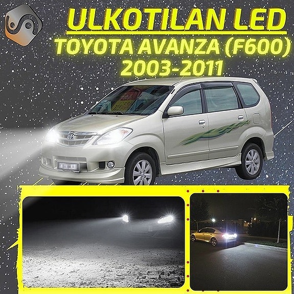 TOYOTA AVANZA (F600) Ulkovalojen LED -päivityssarja