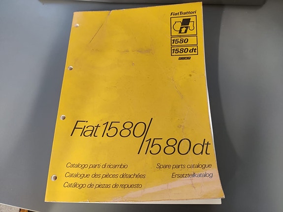 Fiat 1580 Ja 1580 DT varaosakirja