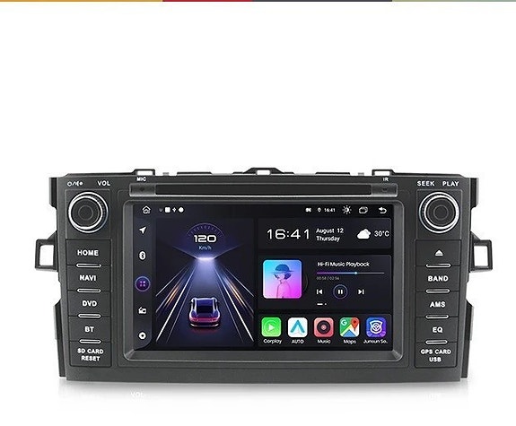 Android soitin Toyota Auris 2008-2012