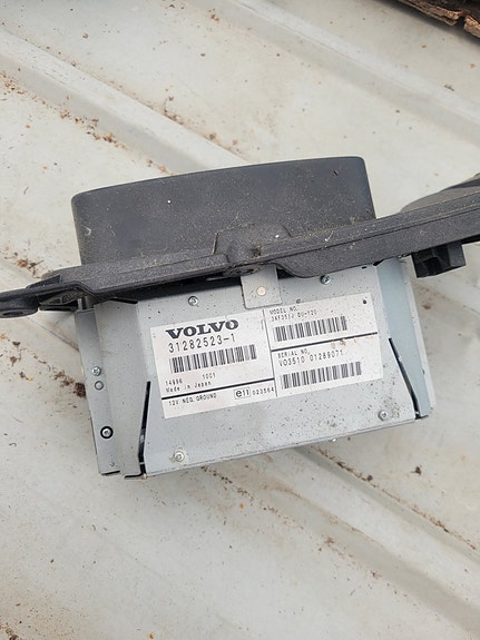 Volvo navigaattorin näyttö
