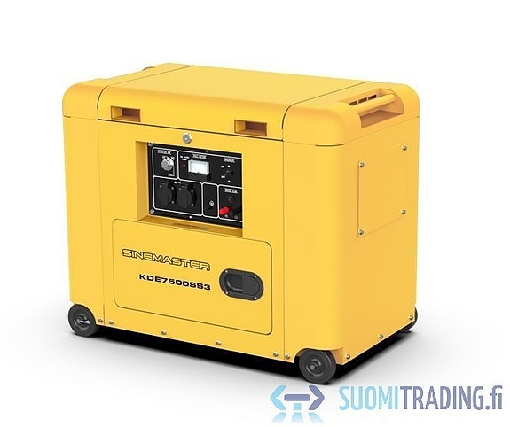 Sinemaster KDE7500SS3 400V diesel aggregaatti