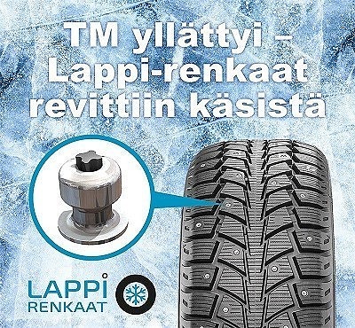 Uudet Lappi 175/65R14 86T nastarenkaat rahteineen