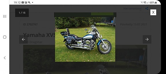 Yamaha darkstar 650 99 puretutosat