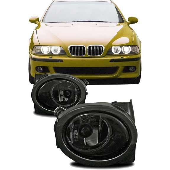 BMW E46 M3/E39 M5+M-sport tummat sumuvalot kehykse