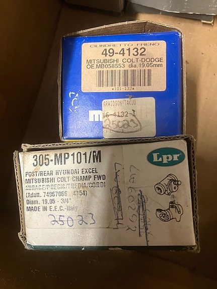 Mitsubishi Colt/Lancer/Cordia/Tredia Takajarrusylinterit 79-96