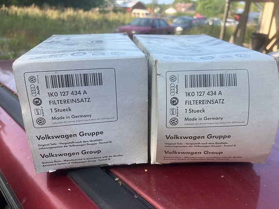 Audi/VW/SEAT/Skoda TDi Polttoainesuodatin 04- Alkuperäinen 2kpl Erä