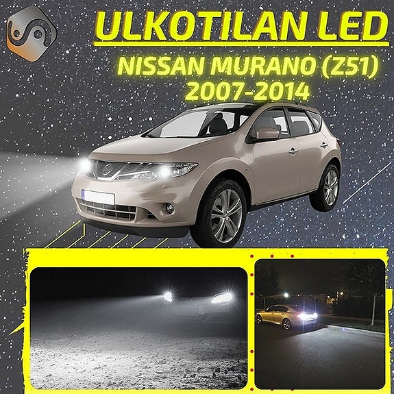 NISSAN MURANO (Z51) Ulkovalojen LED -päivityssarja