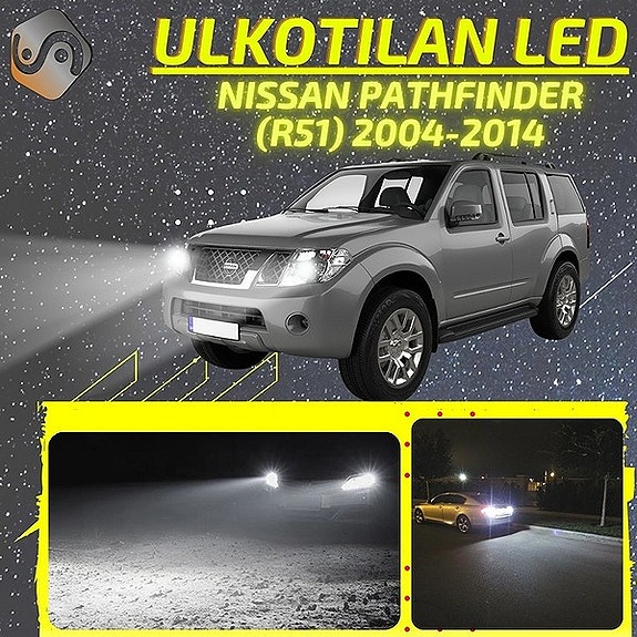NISSAN PATHFINDER (R51) Ulkovalojen LED -päivityssarja