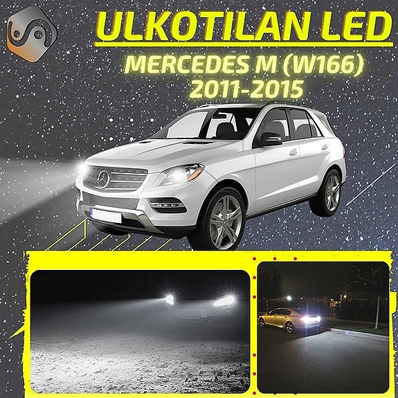 MERCEDES-BENZ M (W166) Ulkovalojen LED -päivityssarja