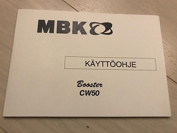 MBK Booster käyttöohjekirja