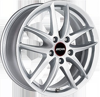 7X17 5X112 ET38 KR76 RONAL R46 silver 775kg