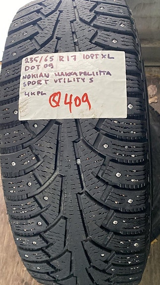 Nastarenkaat 235/65R17 108T XL Nokian HKPL sport dot 09 Q409