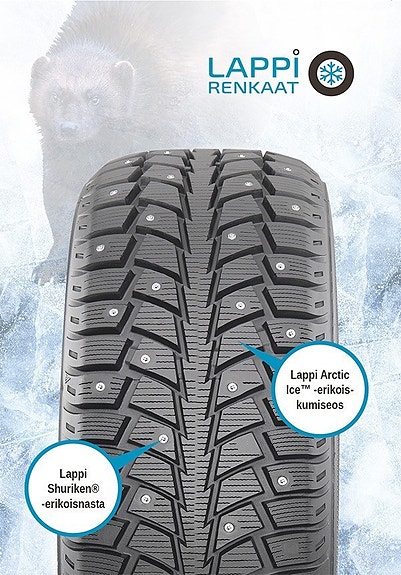 Uusi nastarengas alennus hinnalla 235/65R17 LAPPI 108T
