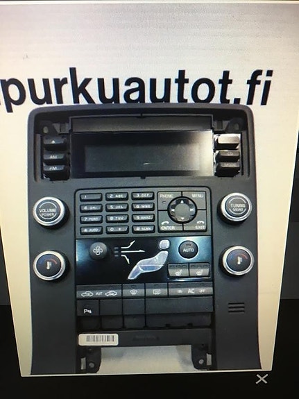 Volvo v70 lämpösäädinpaneeli -2008