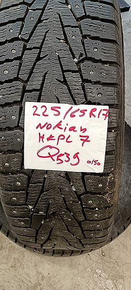 nastarenkaat  225/65R17   106T  Nokian hakkapaliita 7 SUV   DOT14    Q539