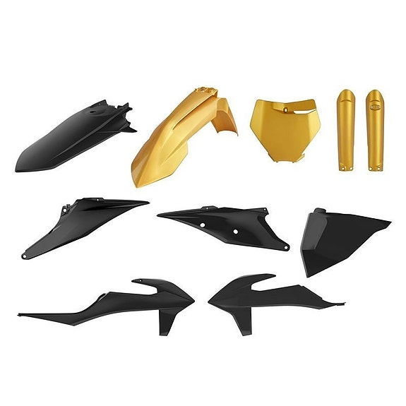 Polisport full kit KTM SX SXF 2019 GOLD BLACK