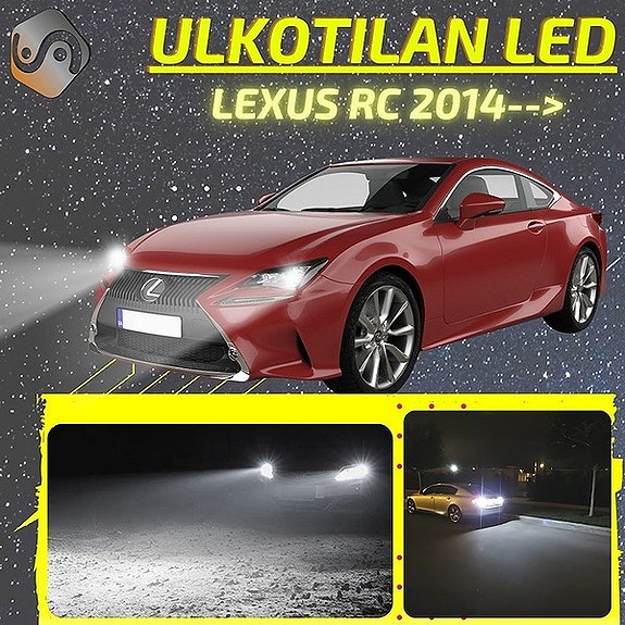 LEXUS RC Ulkovalojen LED -päivityssarja