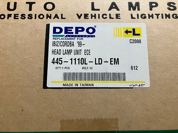 SEAT Ibiza/Cordoba Vasen Ajovaloumpio 00-02