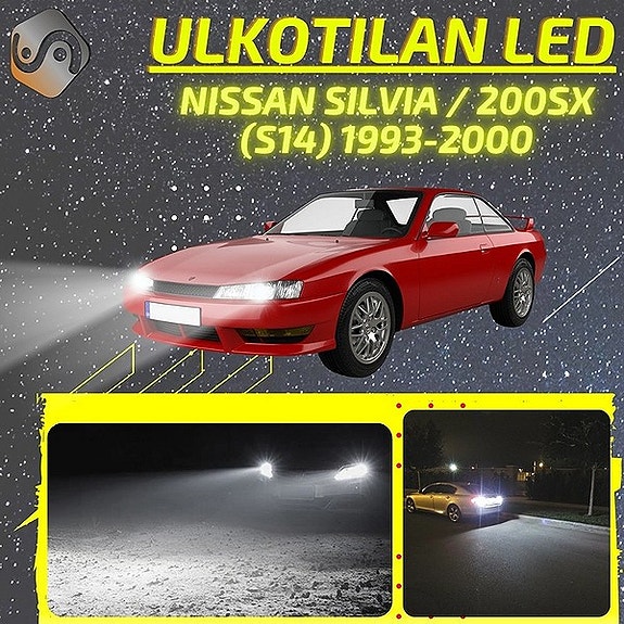 NISSAN SILVIA / 200SX (S14) Ulkovalojen LED -päivityssarja
