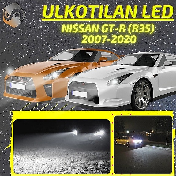 NISSAN GT-R (R35) Ulkovalojen LED -päivityssarja