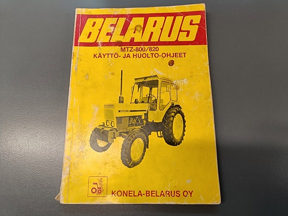 Belarus MTZ-800 ja 820 traktorin ohjekirja