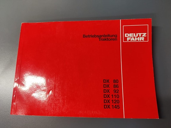 Deutz Fahr DX traktoreiden ohjekirja