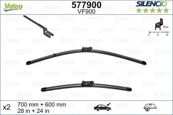 Pyyhkijänsulat Opel Astra K 2015-