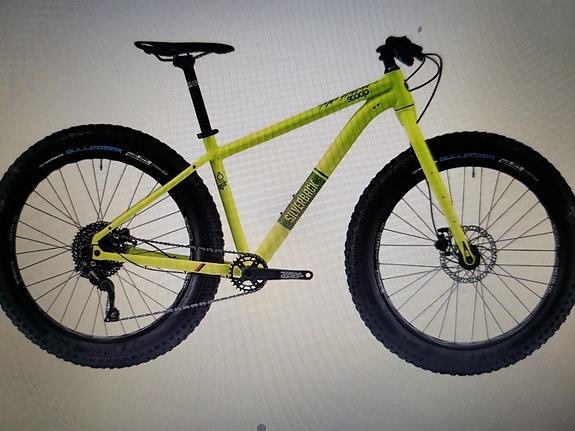 Silverback Scoop Deluxe -fatbike, vihreä, L/480 mm Tori