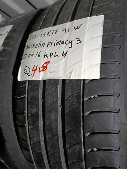 KESÄRENKAAT 205/55R17 Michelin primacy 3 Q408