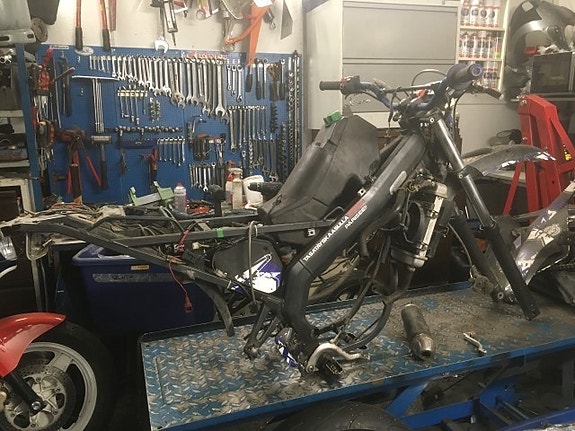Derbi X-treme 50 2007 osia