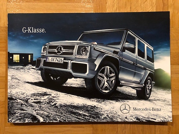 Esite Mercedes G-sarja W463 vuodelta 2014 -  sis myös G63 & G65 AMG - 75 sivua