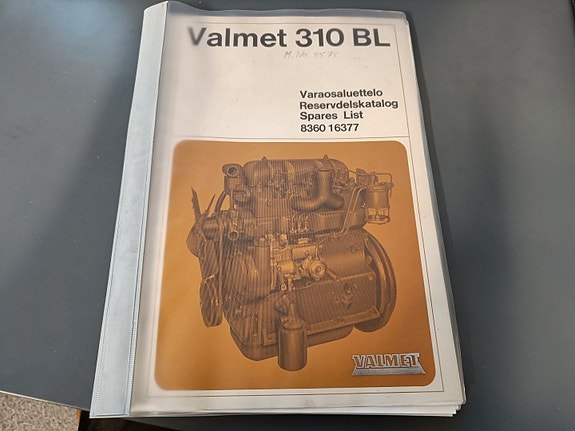 Valmet 310BL moottoreiden varaosaluettelo