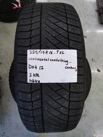 Kitkarenkaat 225/55R16 Continental ContiVikin 2kpl