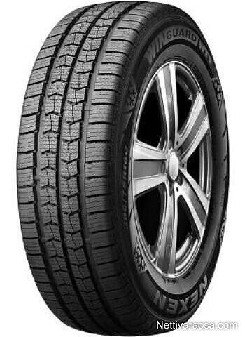 Ajamattomat Nexen 195/60R16C kitkarenkaat rahteineen