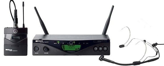 UUSI AKG WMS470 Sport set - langaton headset