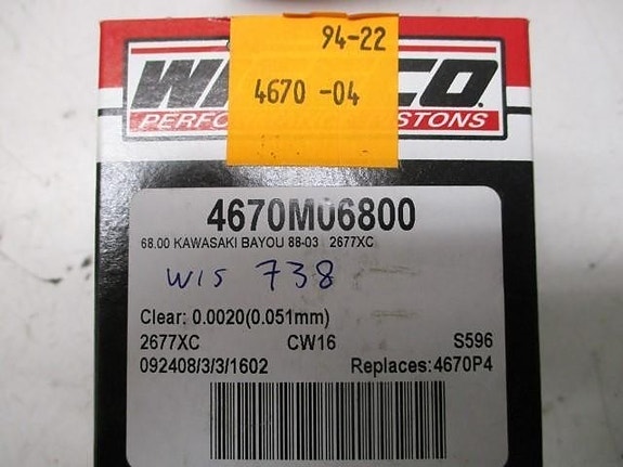 Wiseco mäntäsarja kawasaki KLF220