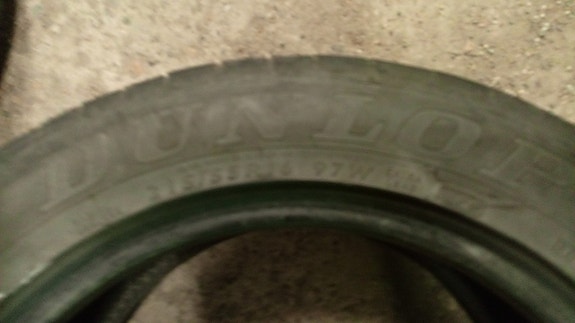 1x 215/55R16 Dunlop SP kesärenkaat