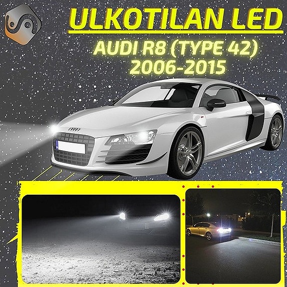 AUDI R8 (Type 42) Ulkovalojen LED -päivityssarja
