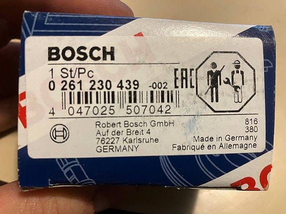 Mercedes-Benz CDi MAP Tunnistin Bosch