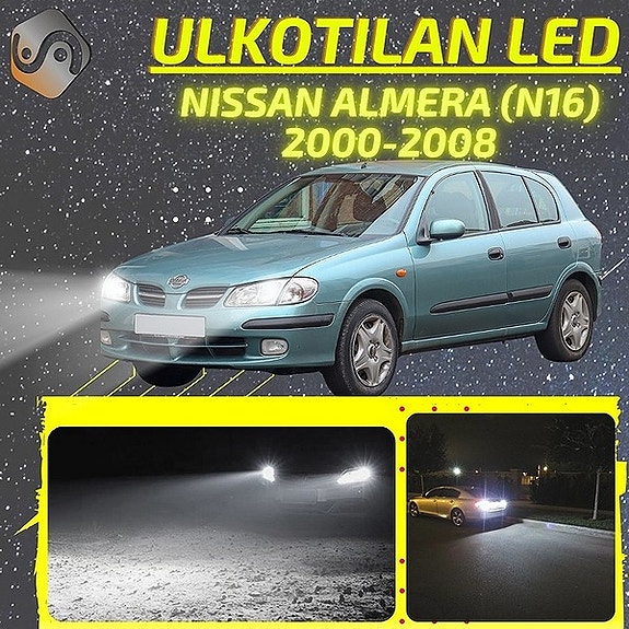 NISSAN ALMERA (N16) Ulkovalojen LED -päivityssarja