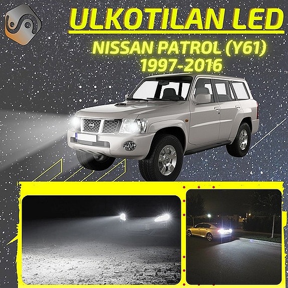 NISSAN PATROL (Y61) Ulkovalojen LED -päivityssarja
